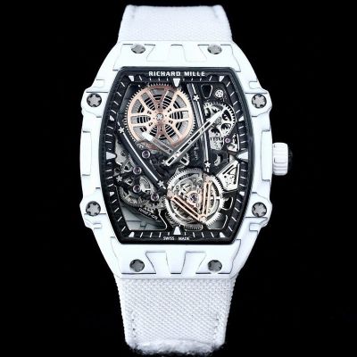 RICHARD MILLE Factory RM 27-05 Flying Tourbillon Rafael Nadal White Carbon Fibre Diameter 47.25mm Watch